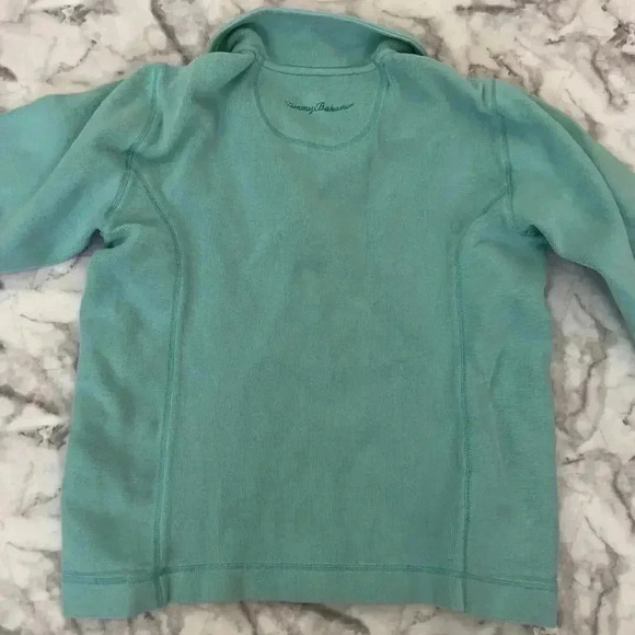 Tommy Bahama Women's Blue Quarter Zip Jacket Size M - Picture 4 of 5